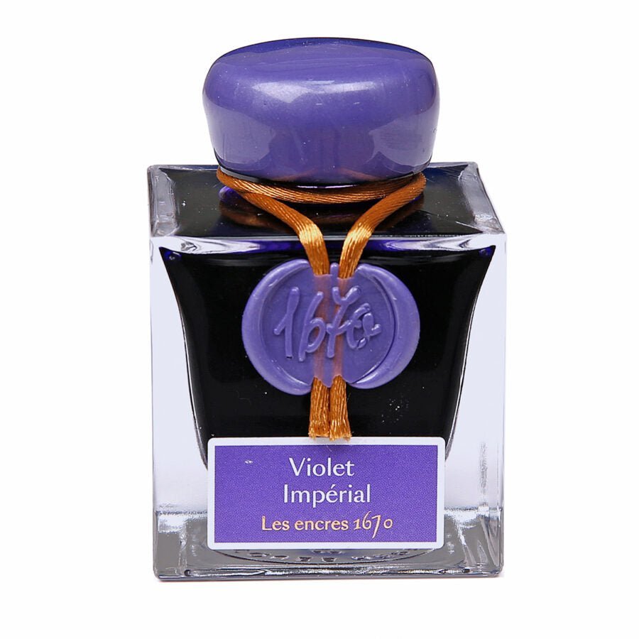 Flacon d'encre JACQUES HERBIN - Les Encres 1670 - Violet Impérial - 50 ml - 3188555150764