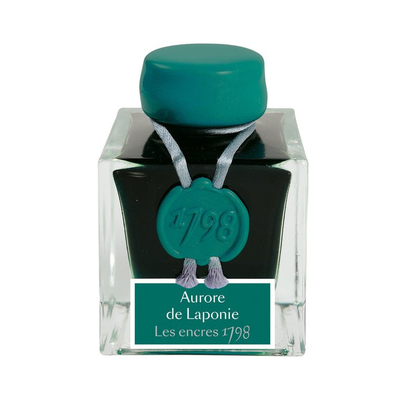Flacon d'encre JACQUES HERBIN - Les Encres 1798 - Aurore de Laponie (50ml) -