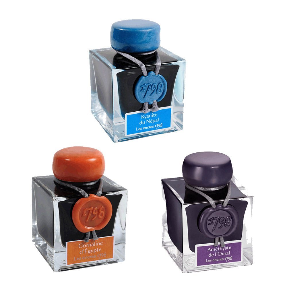Flacon d'encre JACQUES HERBIN - Les Encres 1798 - Kyanite du Népal - 50 ml - 3188555155134