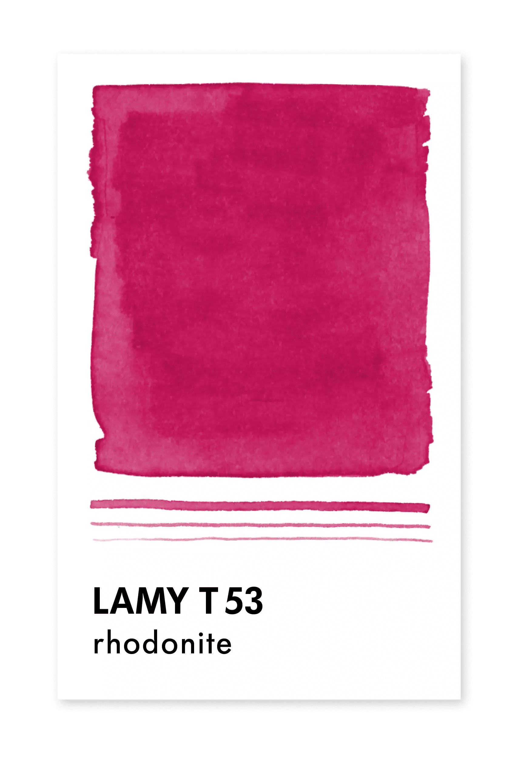 Flacon d'encre LAMY T53 Crystal Ink - Rhodonite (30ml) - 4014519706809