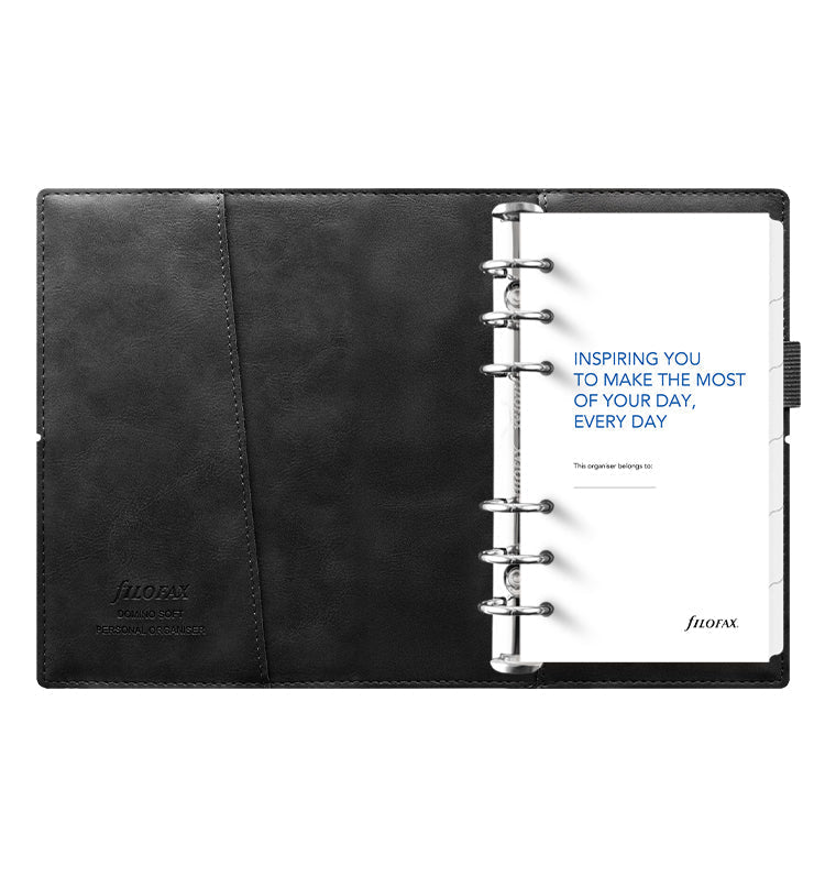 Organiseur FILOFAX Domino Soft - Personal - Black - 5059145642441