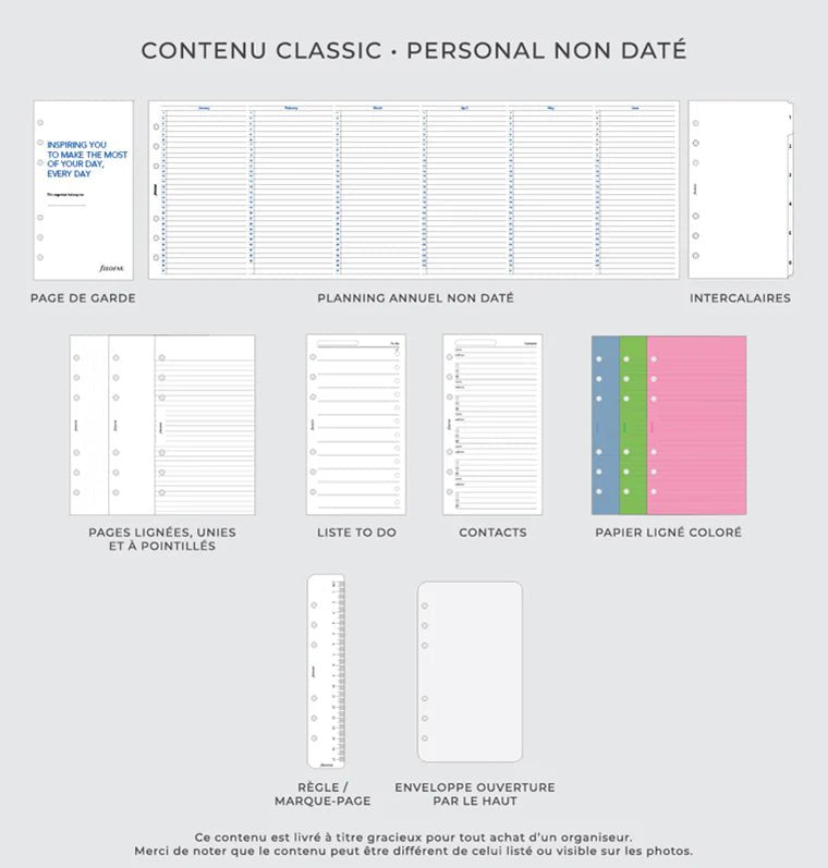 Organiseur FILOFAX The Original - Personal - Black - 5059145406890