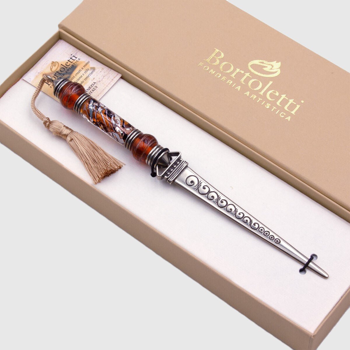 Ouvre - lettres BORTOLETTI Casanova Bernini - Ambre -