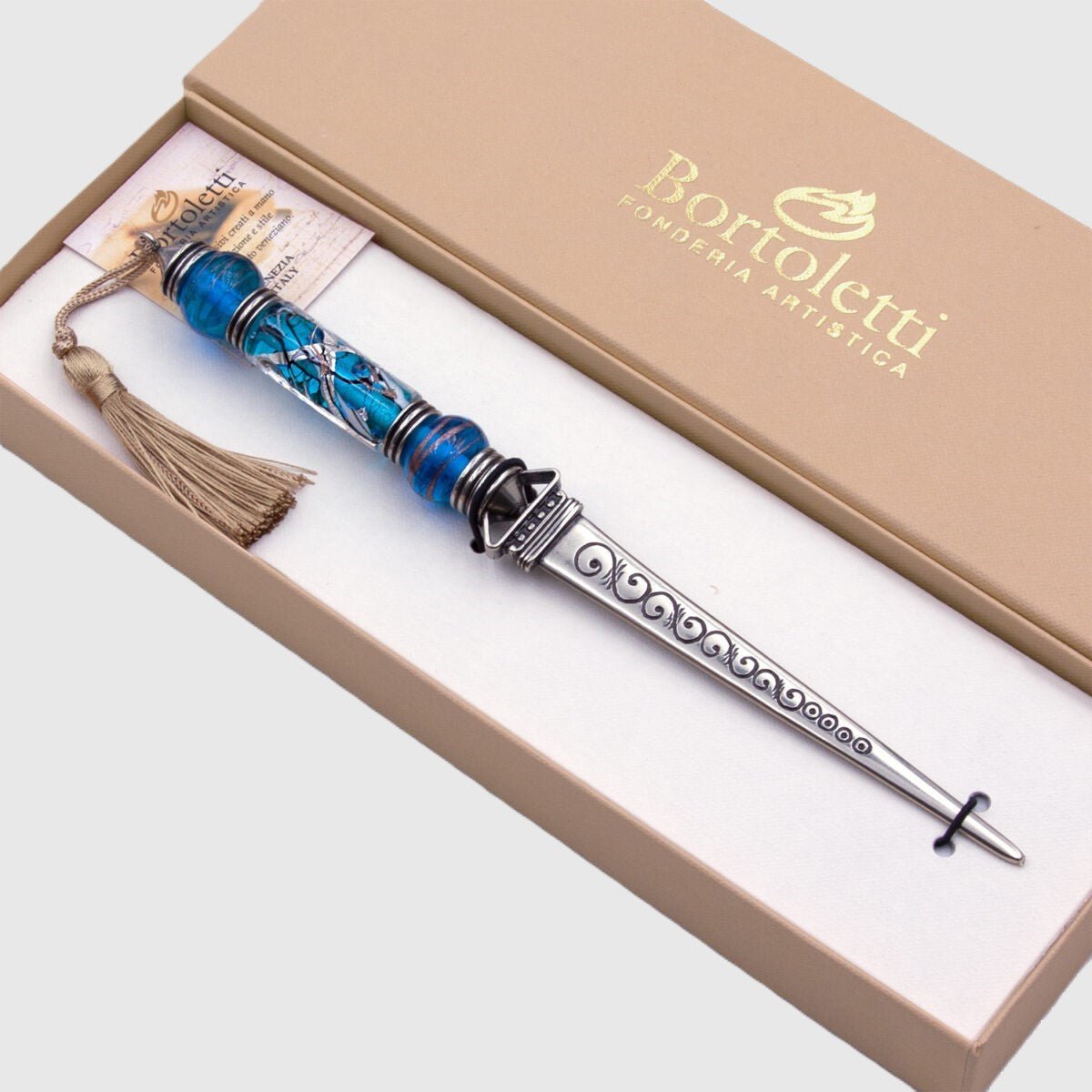 Ouvre - lettres BORTOLETTI Casanova Bernini - Aquamarine -