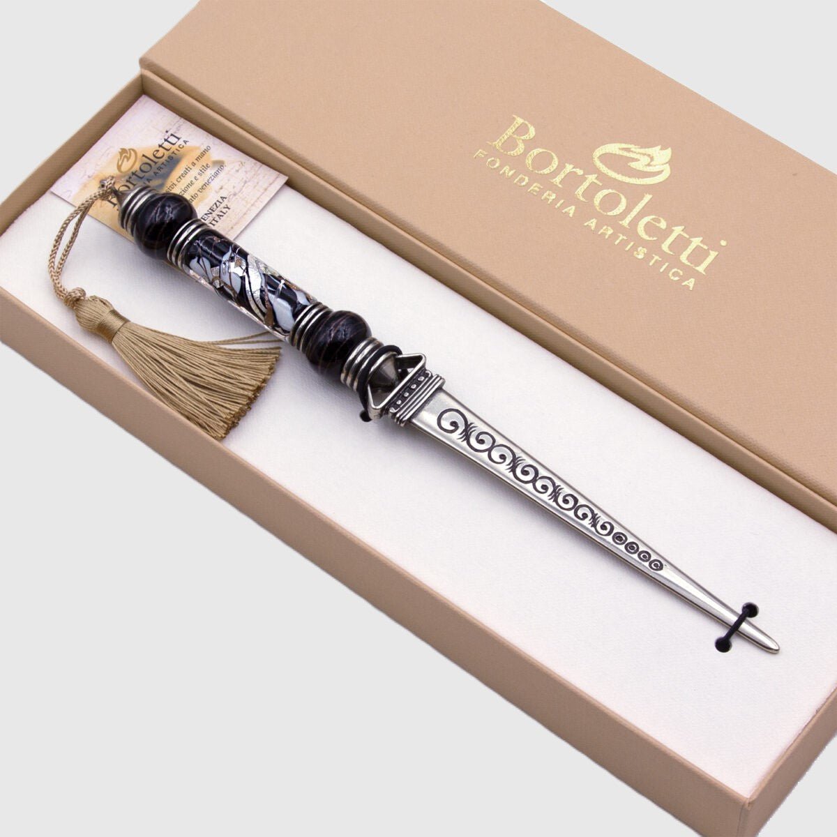 Ouvre - lettres BORTOLETTI Casanova Bernini - Noir -