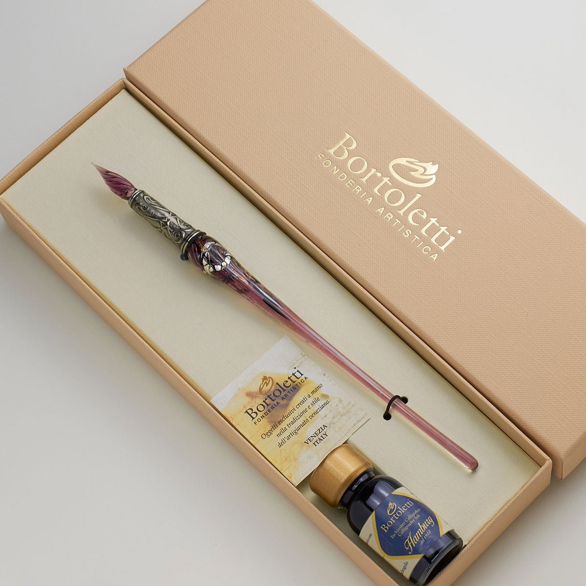 Plume de verre BORTOLETTI Contarini - Améthyste -