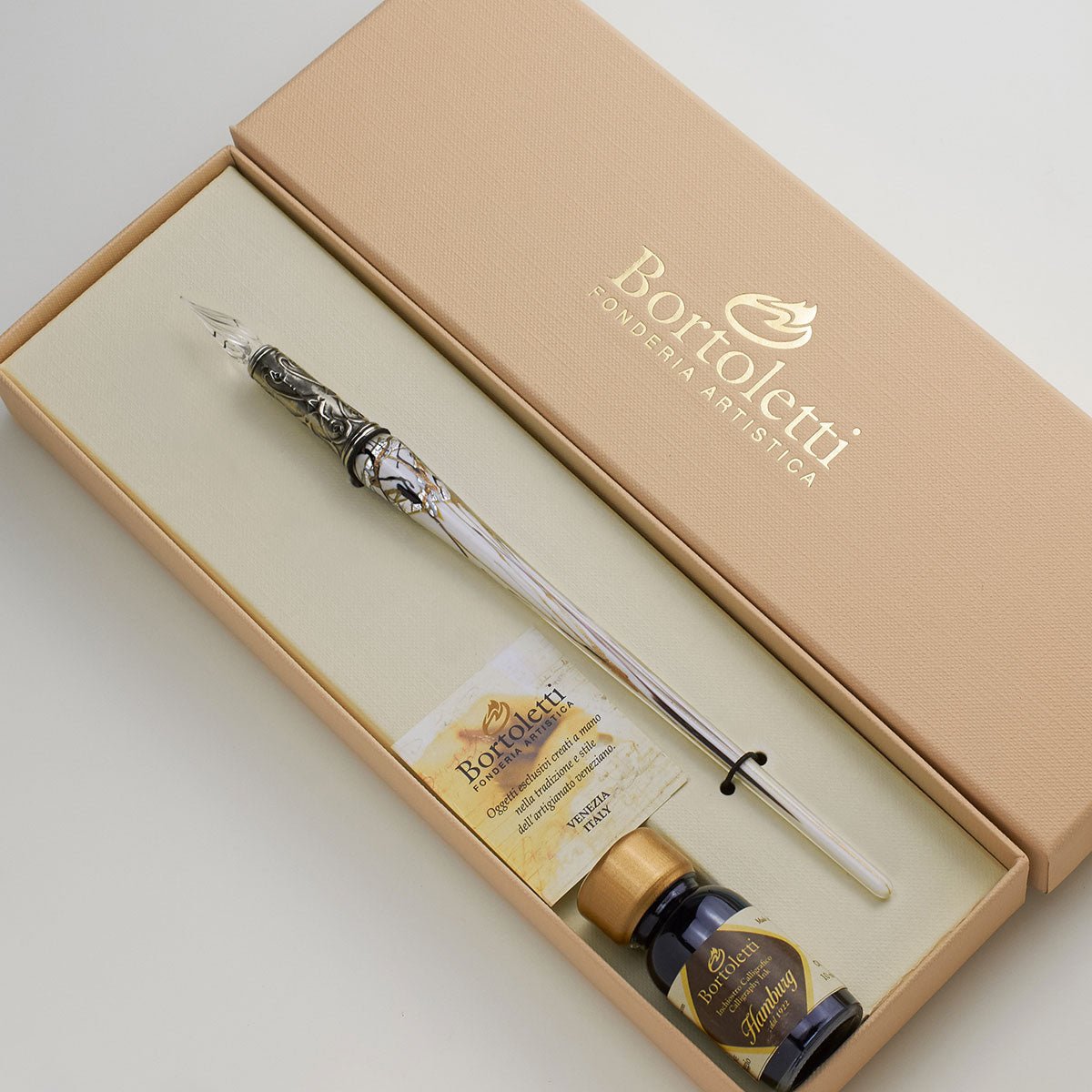 Plume de verre BORTOLETTI Contarini - Ivoire -