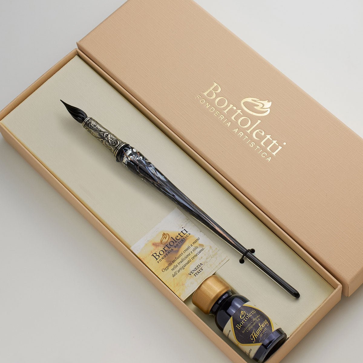 Plume de verre BORTOLETTI Contarini - Noir -