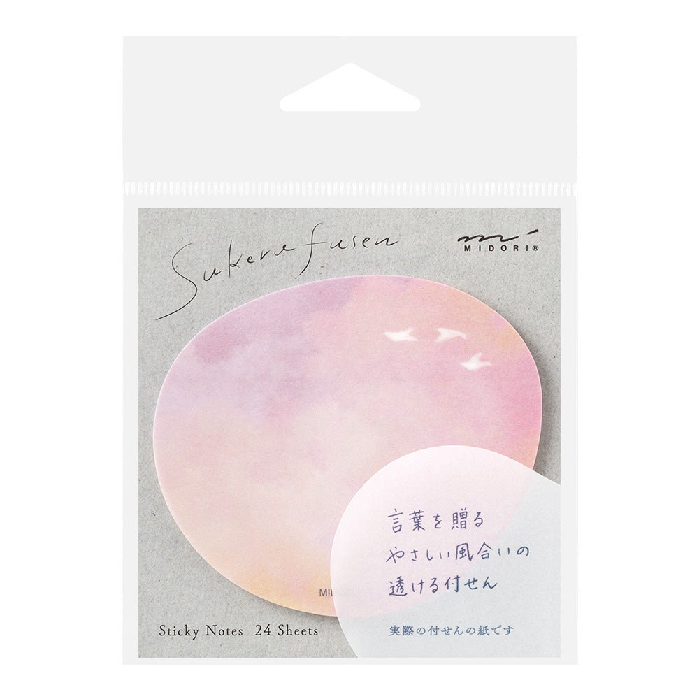 Post - it MIDORI Sukeru Fusen - Coucher de soleil - 4902805191012