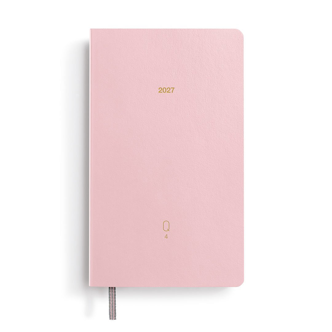 Quarterly Agenda Journalier 2027 LEUCHTTURM1917, Anglais - A6 - Softcover - Shades of Rose - 4070292003597