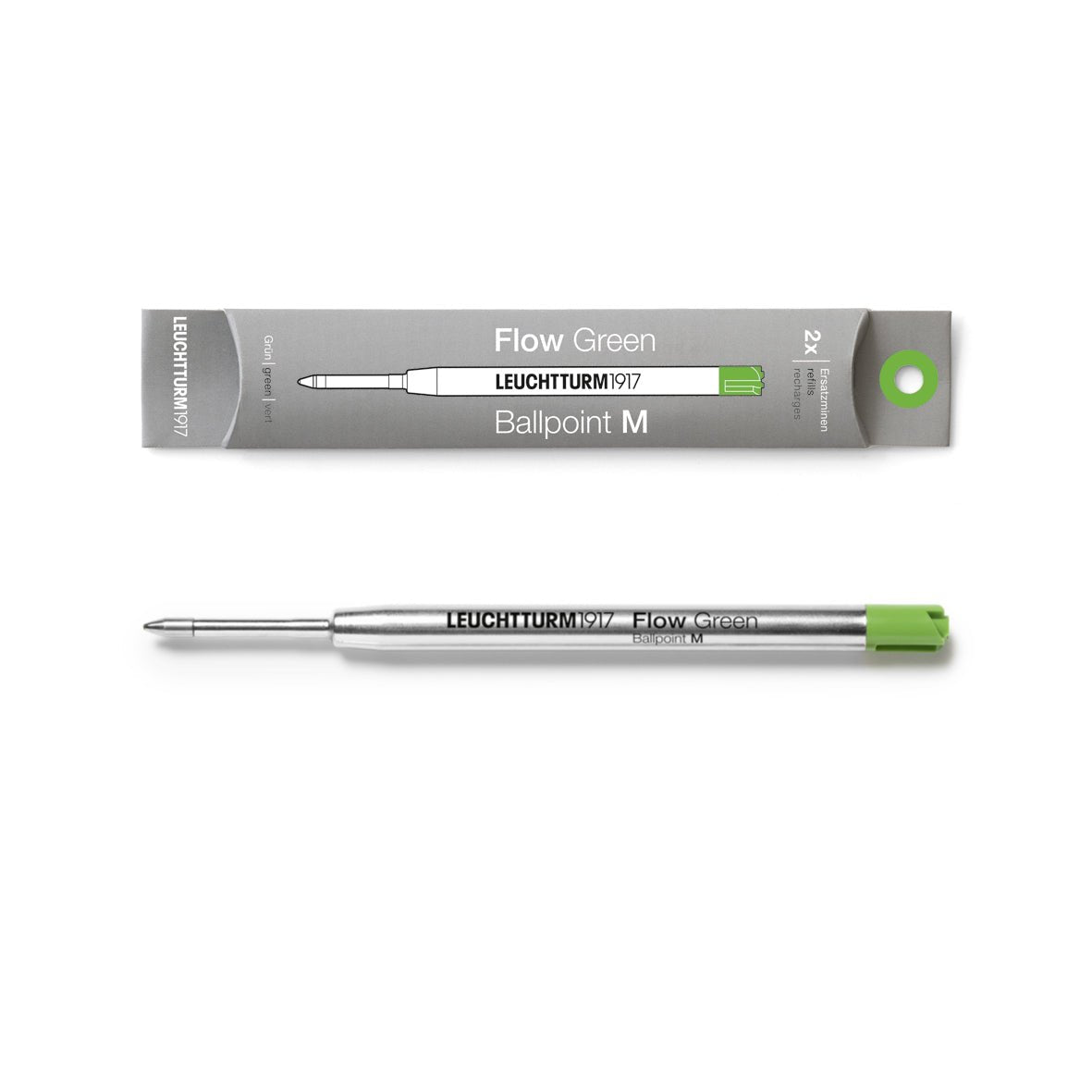 Recharge bille LEUCHTTURM1917 Drehgriffel Nr. 1 - Medium (M) - Vert - 4004117635762