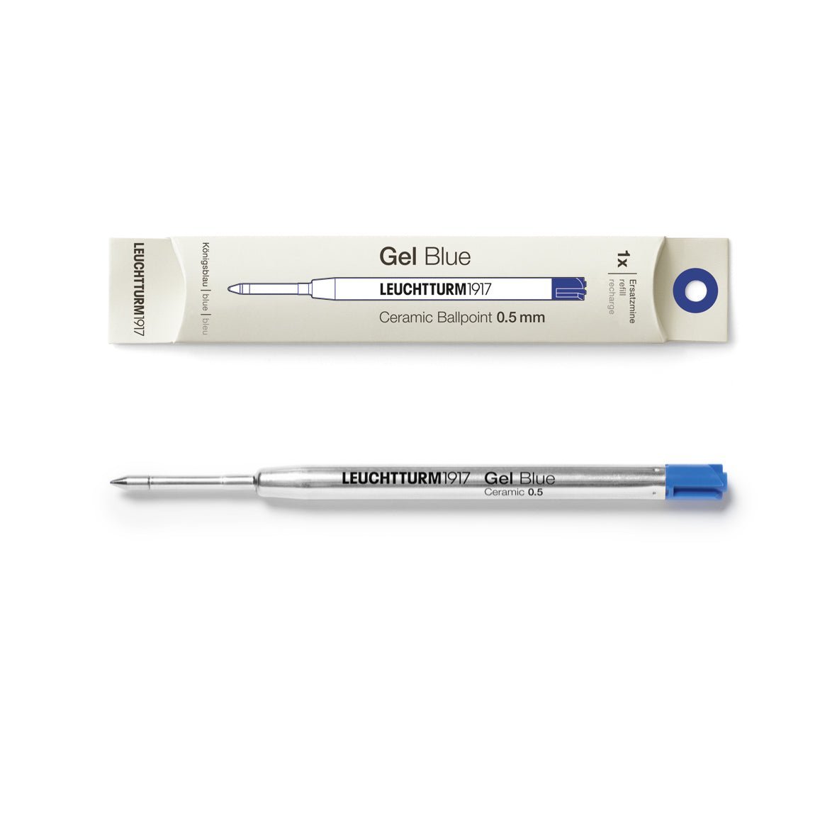 Recharge gel LEUCHTTURM1917 Drehgriffel Nr. 1 - 0.5 mm - Bleu - 4004117635809