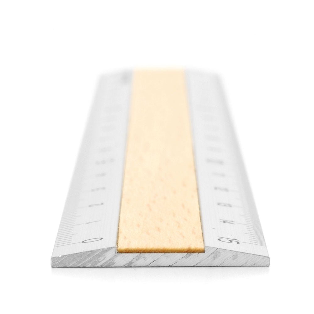 Règle MIDORI en bois et aluminium - 15 cm - Clair - 4902805422574