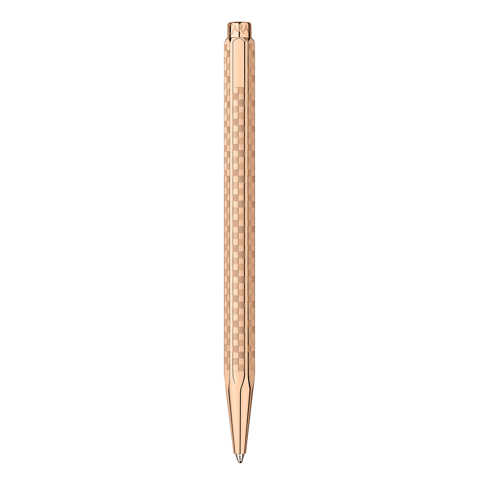 Set stylo bille CARAN D'ACHE Ecridor Damier Édition Spéciale - Doré Rose - 7630002365215