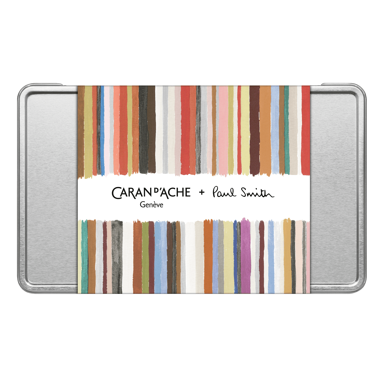 Set stylo bille CARAN D'ACHE Ecridor Paul Smith Édition 5 Gris Argenté - 7630002364348