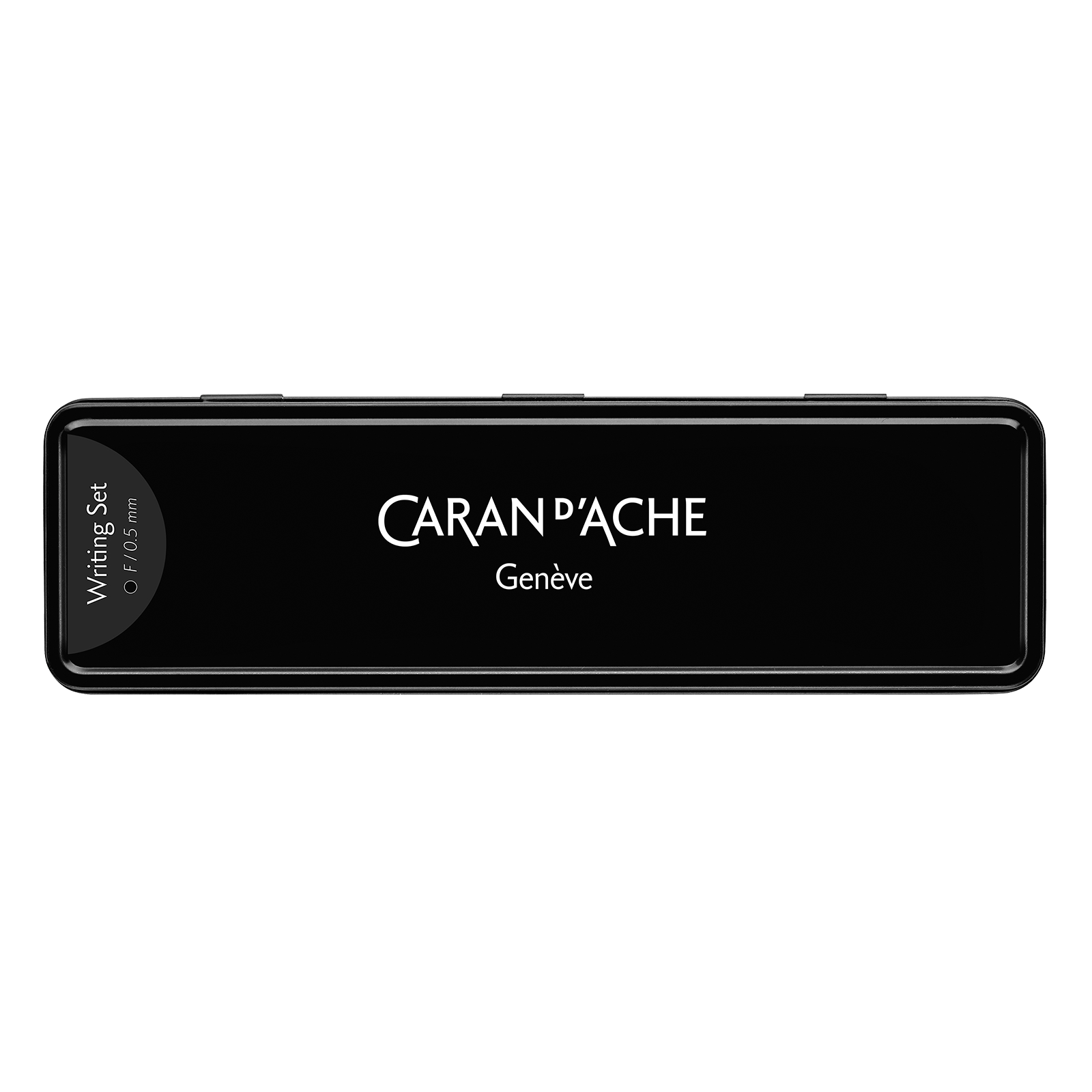 Set stylo bille + porte - mine CARAN D'ACHE 849 Black Code - 7630002357746