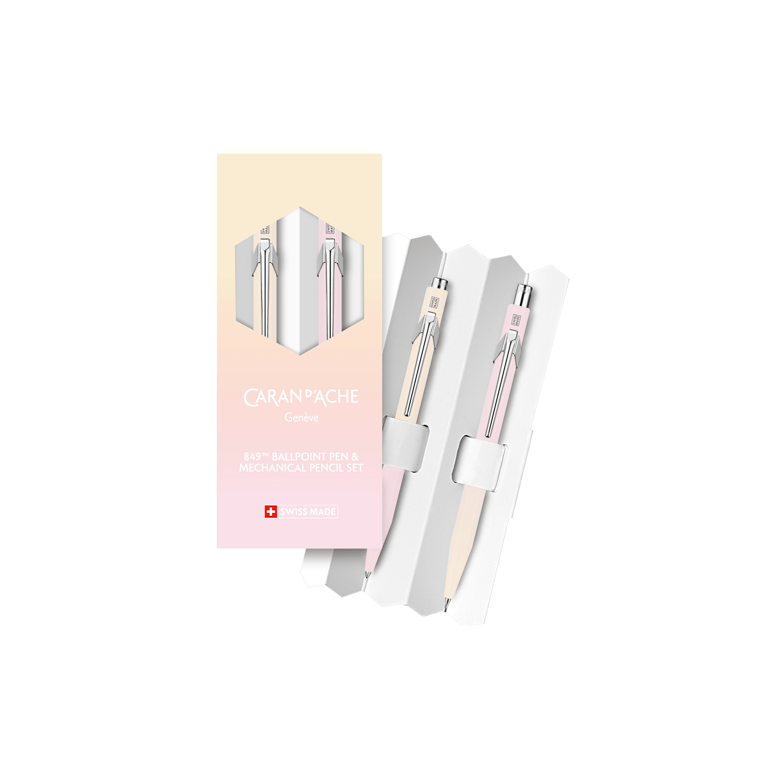 Set stylo bille + porte-mine CARAN D'ACHE 849 Horizon Édition Spéciale -