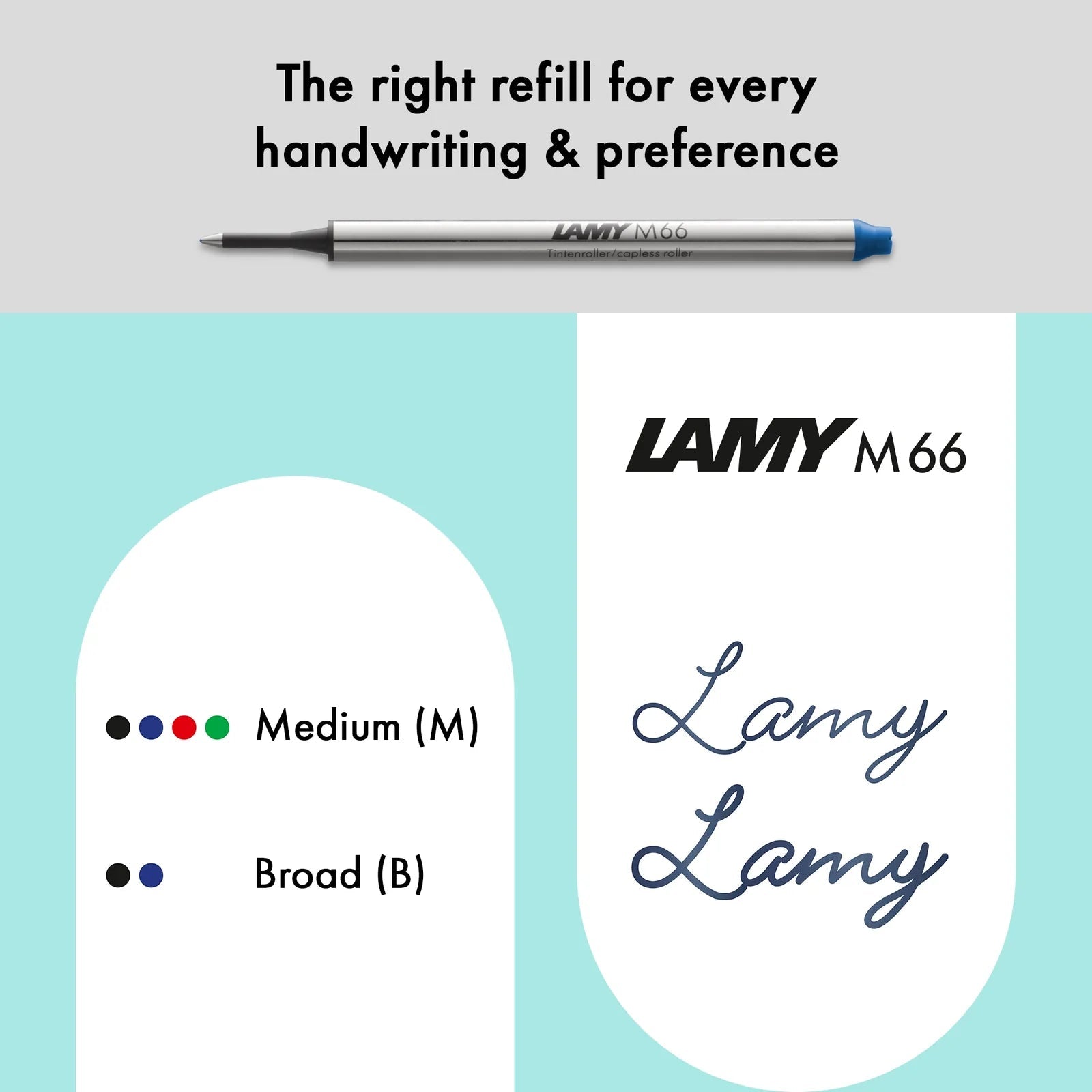 Set stylo roller LAMY swift - Lagoon -
