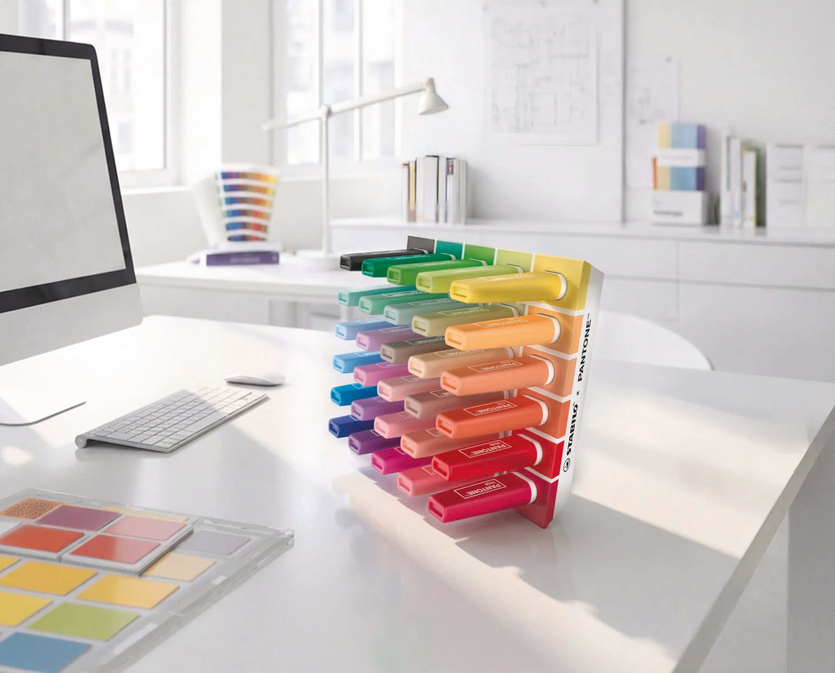 STABILO BOSS ORIGINAL x PANTONE - Set de bureau de 30 surligneurs -