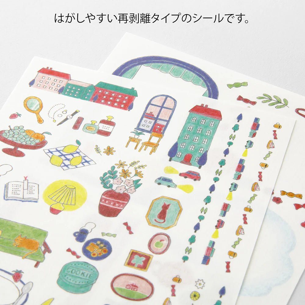 Stickers repositionnables MIDORI Yuru Log - Lifestyle -