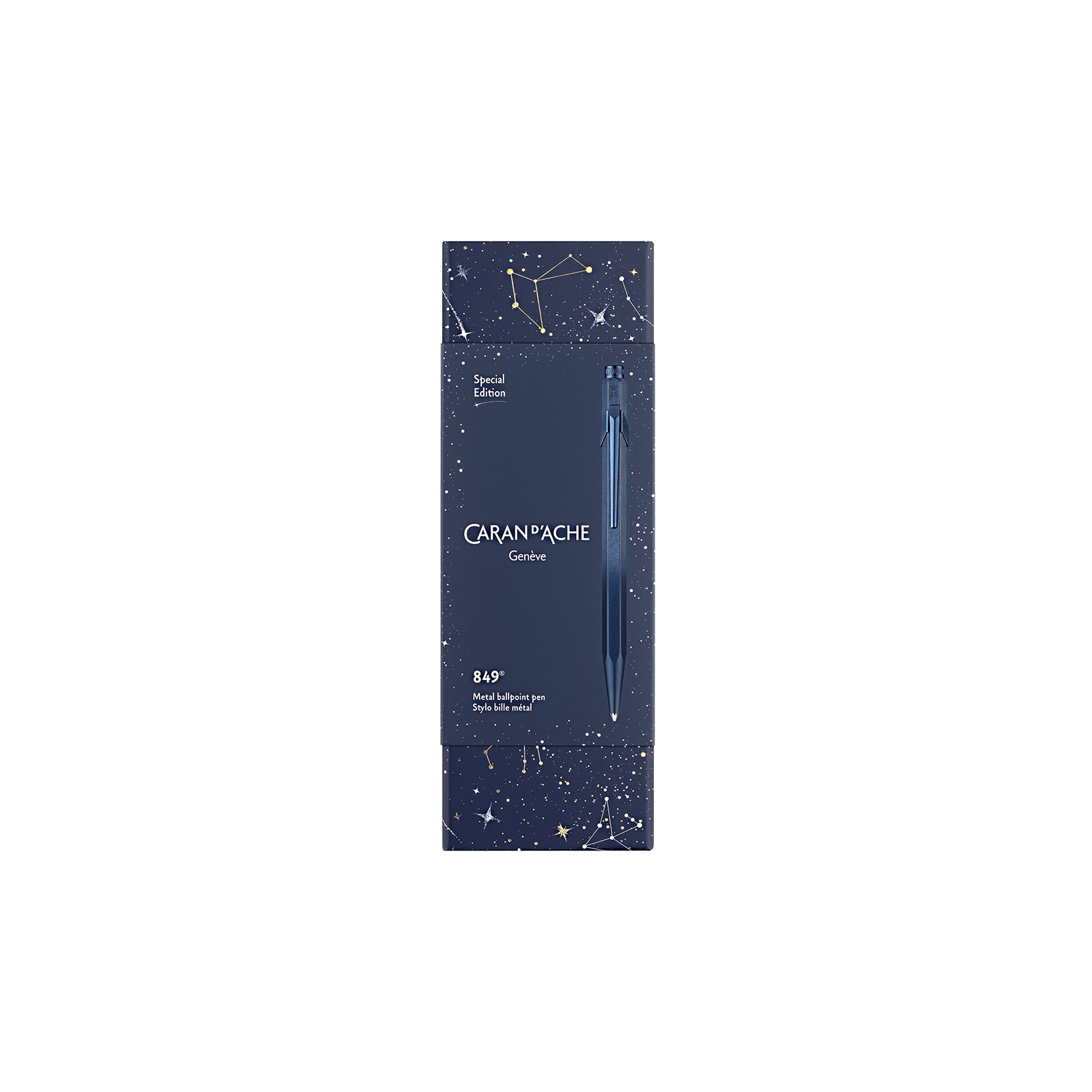 Stylo bille CARAN D'ACHE 849 COSMIC BLUE Édition Spéciale - Medium (M) - Bleu -