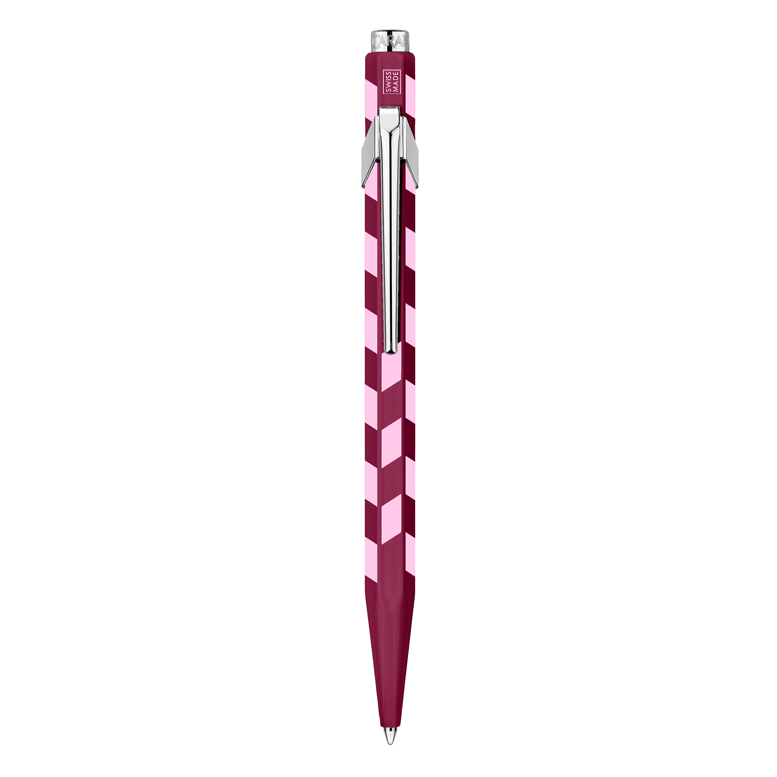 Stylo bille CARAN D'ACHE 849 Mosaic Édition Spéciale - Rouge Grenat - 7630002364584