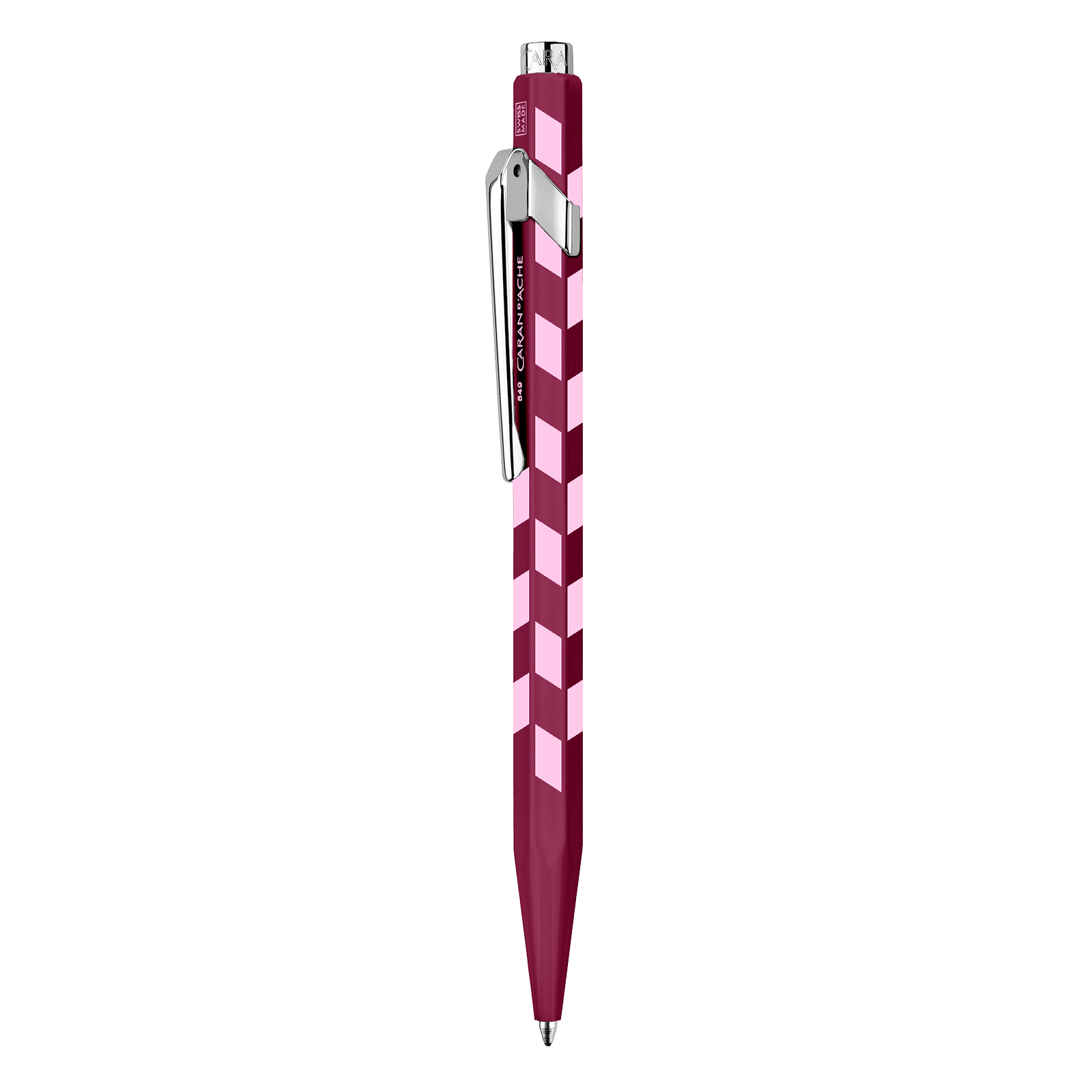 Stylo bille CARAN D'ACHE 849 Mosaic Édition Spéciale - Rouge Grenat - 7630002364584