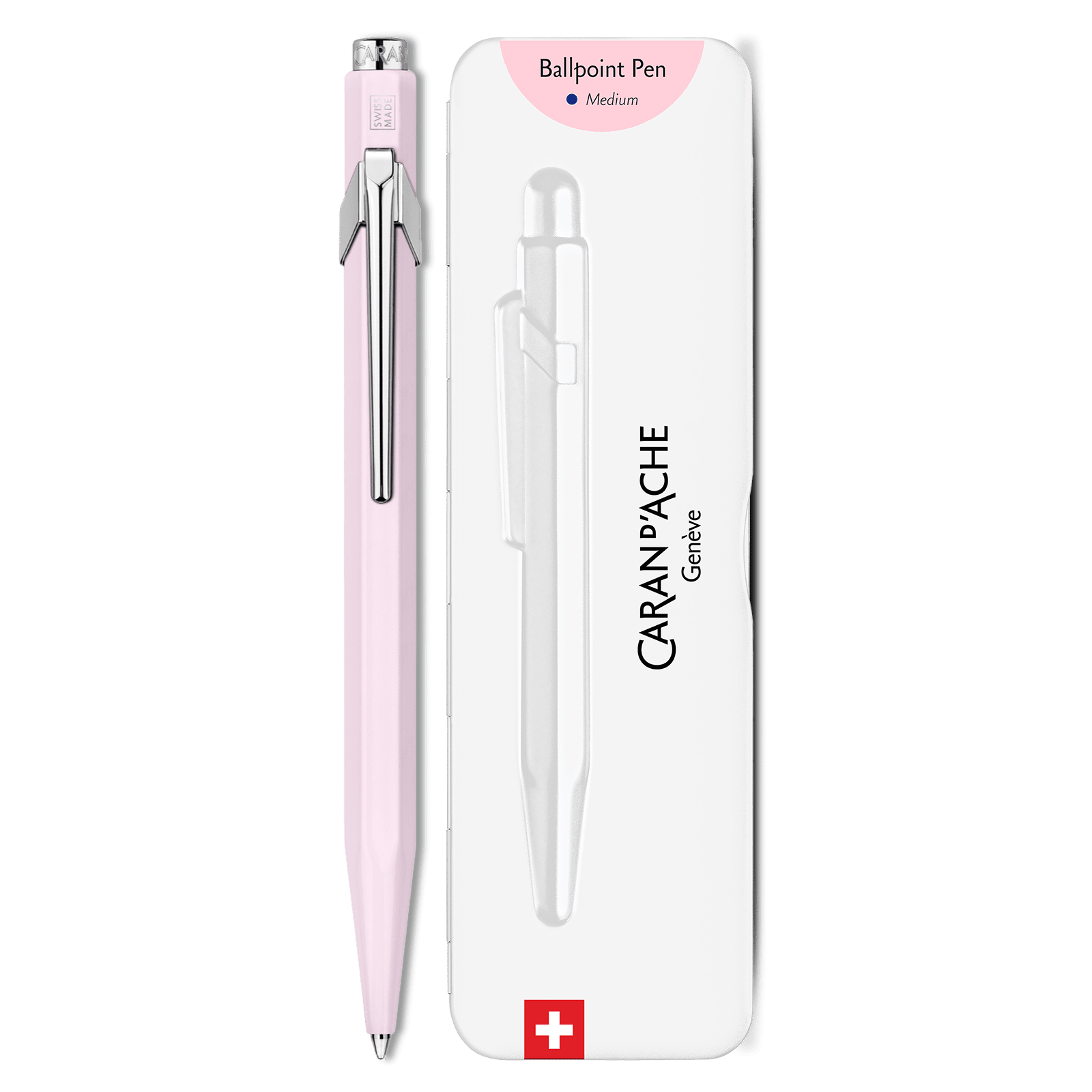 Stylo bille CARAN D'ACHE 849 Pastel - Rose Pastel -