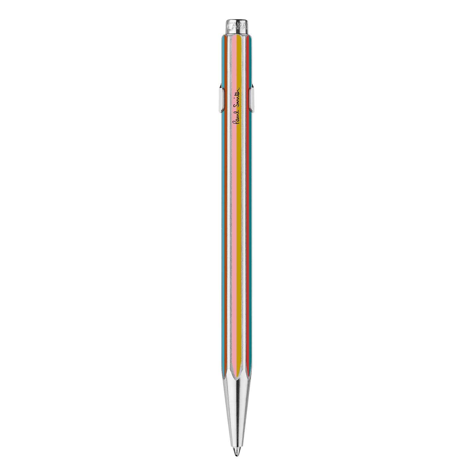 Stylo bille CARAN D'ACHE 849 Paul Smith Édition 5 - Gris Argenté - 7630002364362