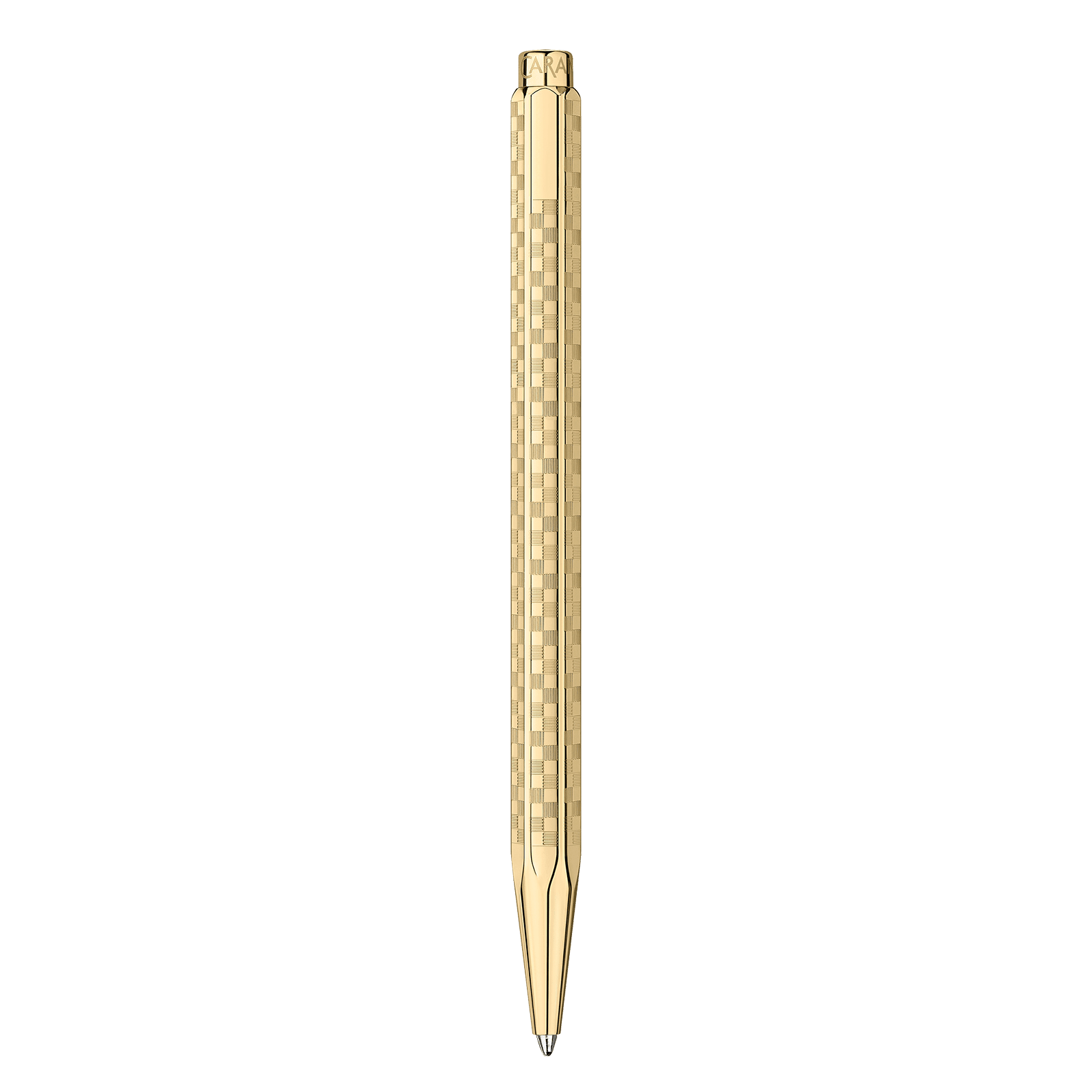 Stylo bille CARAN D'ACHE Ecridor Damier Édition Spéciale - Doré - 7630002365116