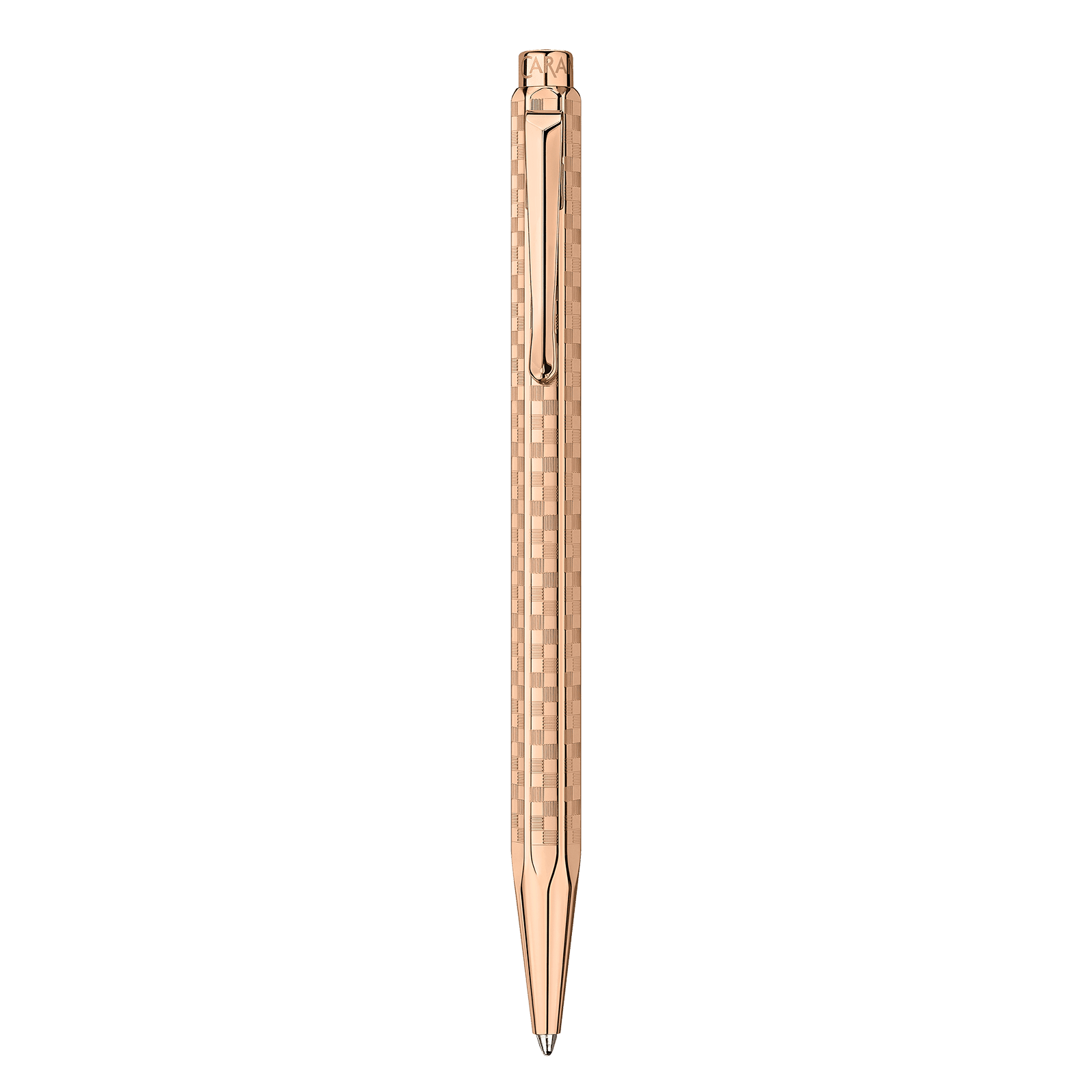 Stylo bille CARAN D'ACHE Ecridor Damier Édition Spéciale - Doré Rose - 7630002365130