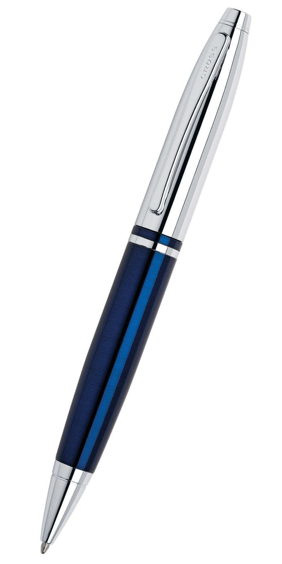 Stylo bille CROSS Calais - Chrome/Blue CT - 073228068732