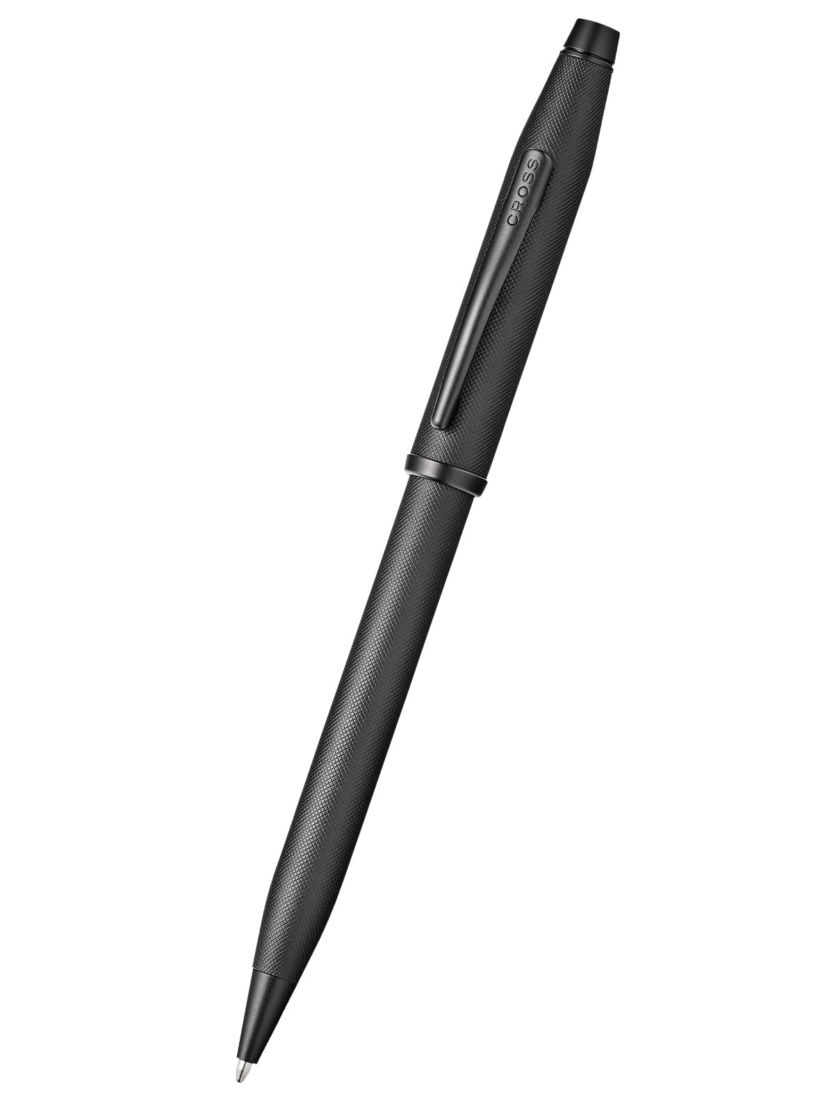Stylo bille CROSS Century II - Black Micro - knurl BT - 073228140308