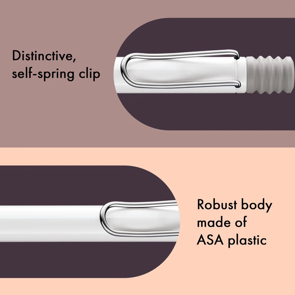 Stylo bille LAMY safari - White - 4014519196808