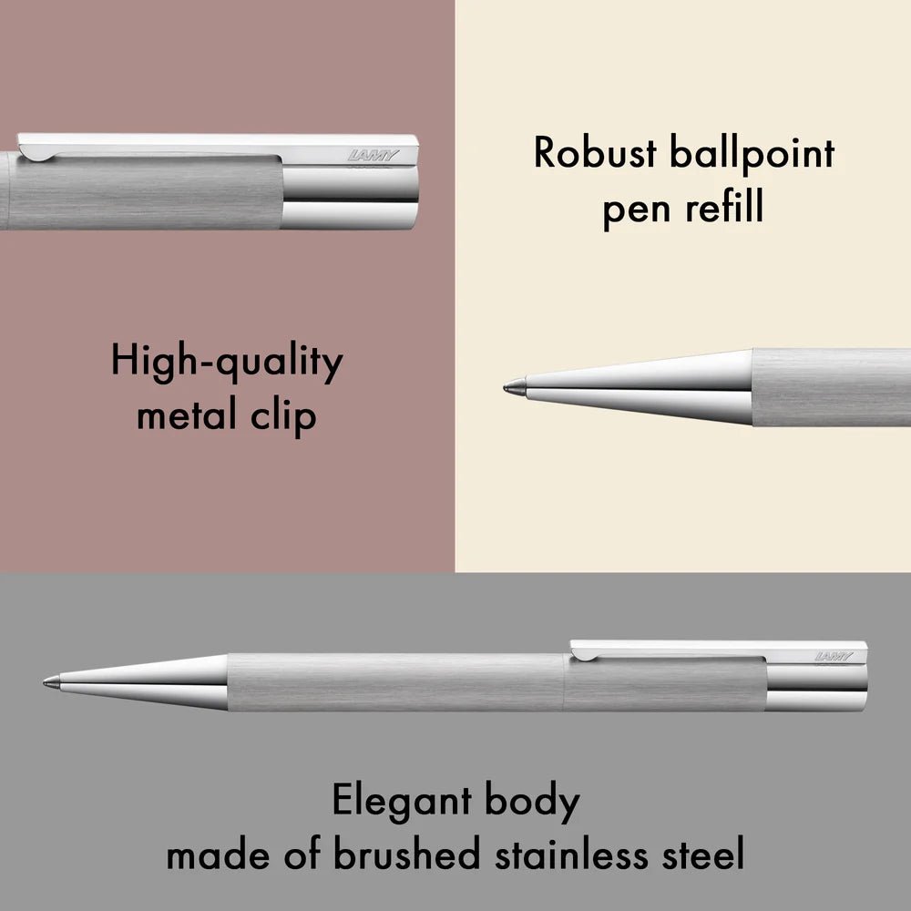 Stylo bille LAMY scala - Brushed - 4014519631989