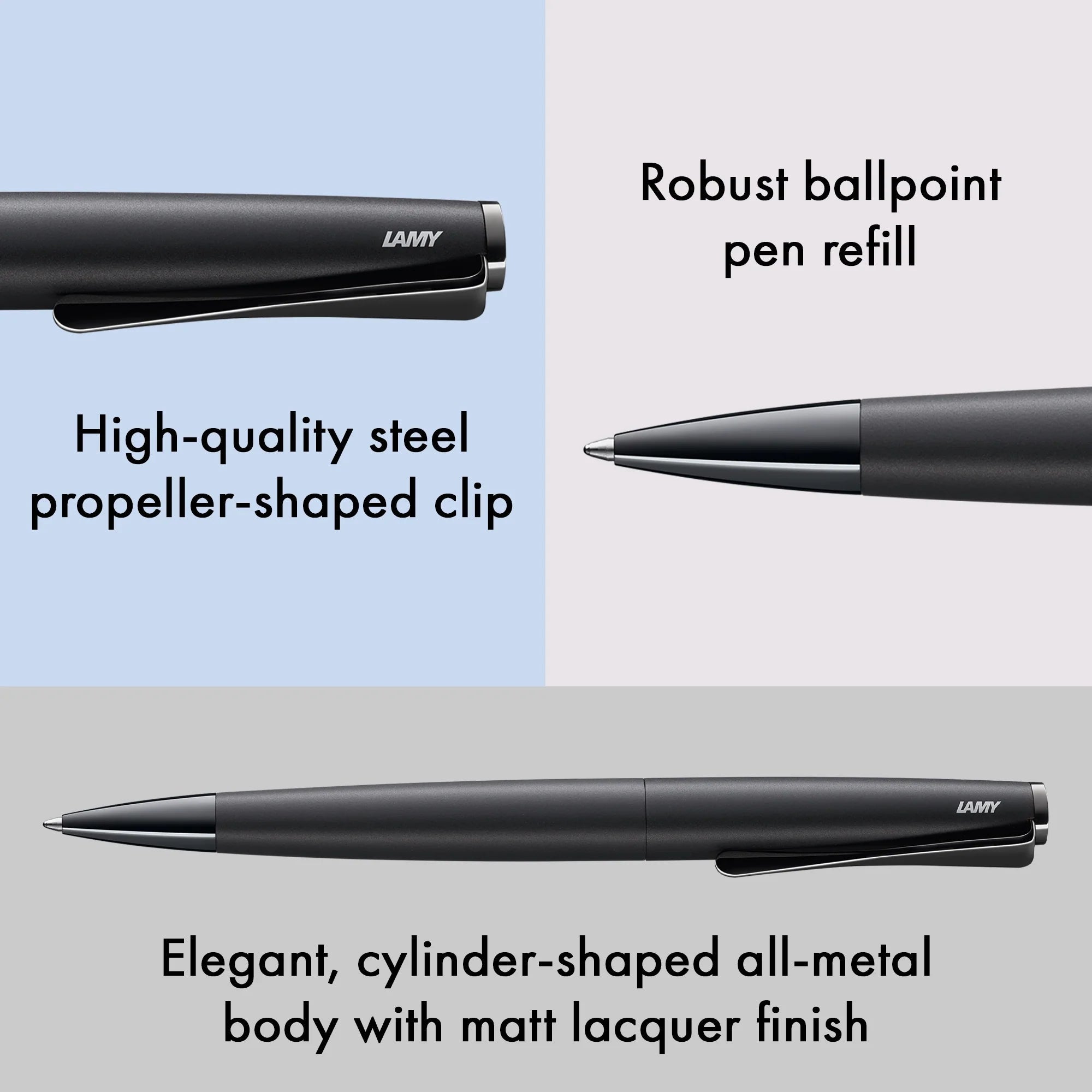 Stylo bille LAMY studio - Lx All Black - 4014519720652