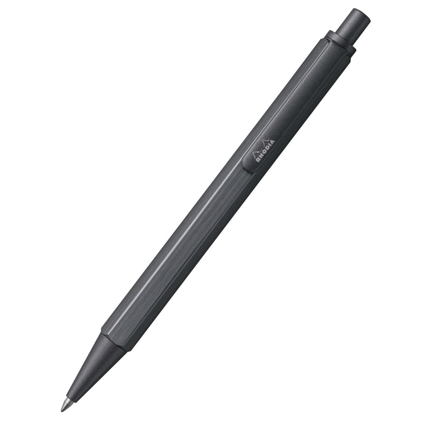Stylo bille RHODIA scRipt - Titane - 3329680093728