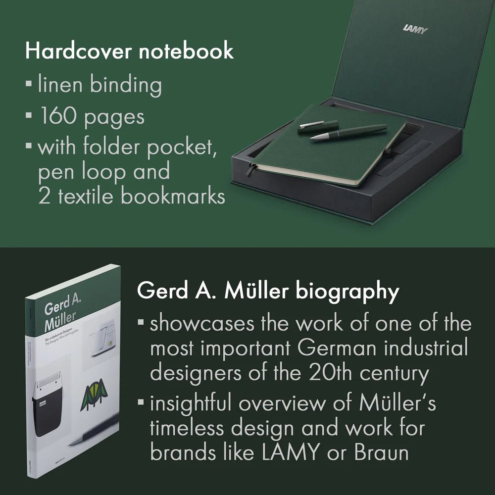 Stylo plume LAMY 2000 Édition Limitée - Pine Green - Fine (F) - 4014519786269