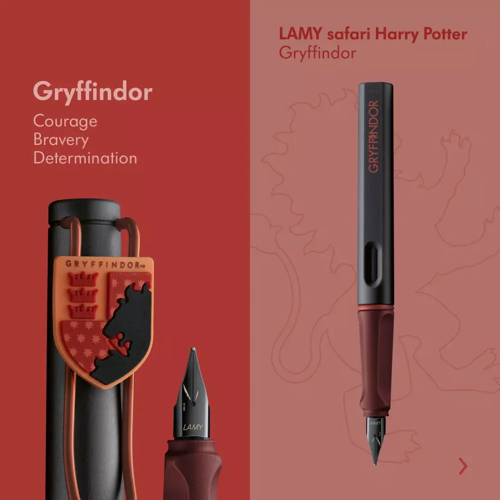 Stylo plume LAMY safari Édition Spéciale Harry Potter - Gryffondor - Medium (M) - 4014519794851