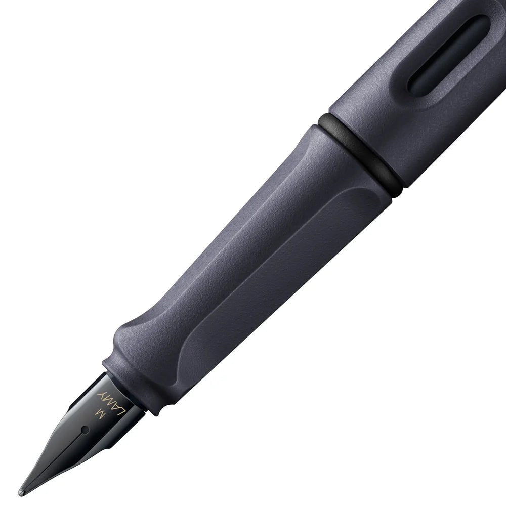 Stylo plume LAMY safari - Steel Black - Extra - fine (EF) - 4014519763277