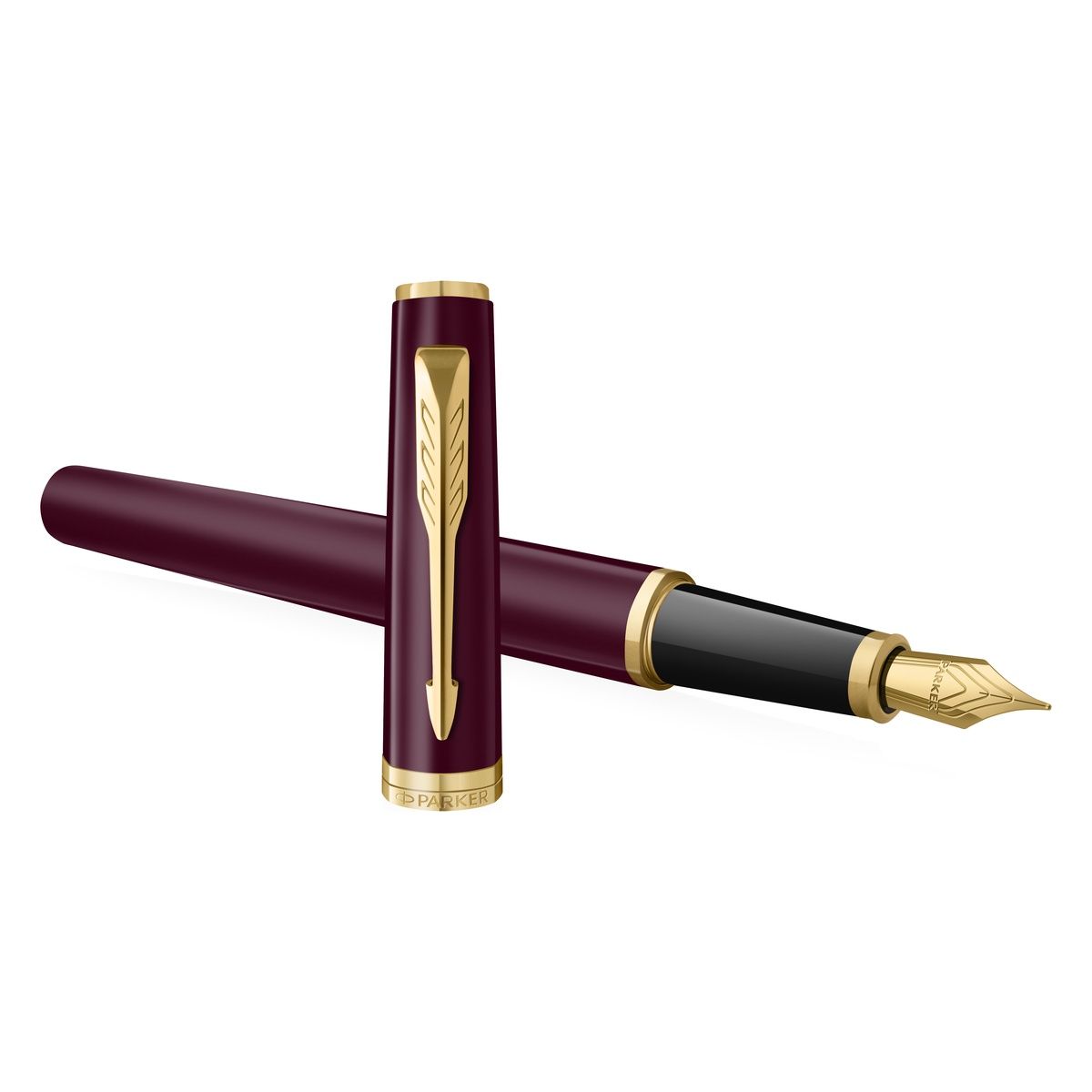 Stylo plume PARKER Meridian - Red GT - Fine (F) - 3026982314123