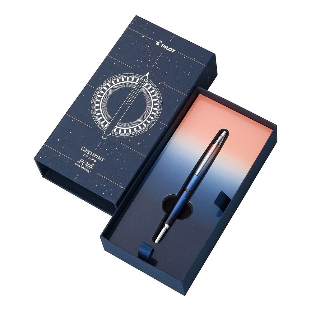 Stylo plume PILOT Capless Decimo Édition Limitée 20ᵉ Anniversaire - Fine (F) -