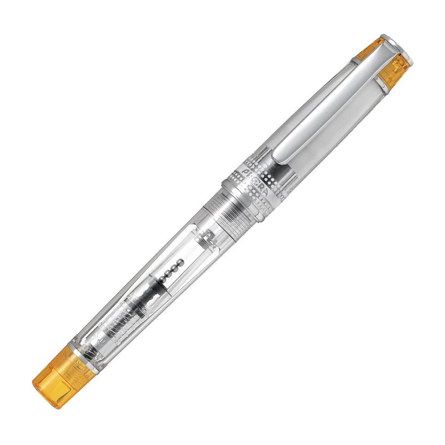Stylo plume PILOT Prera - Transparent Orange Trim - Fine (F) -