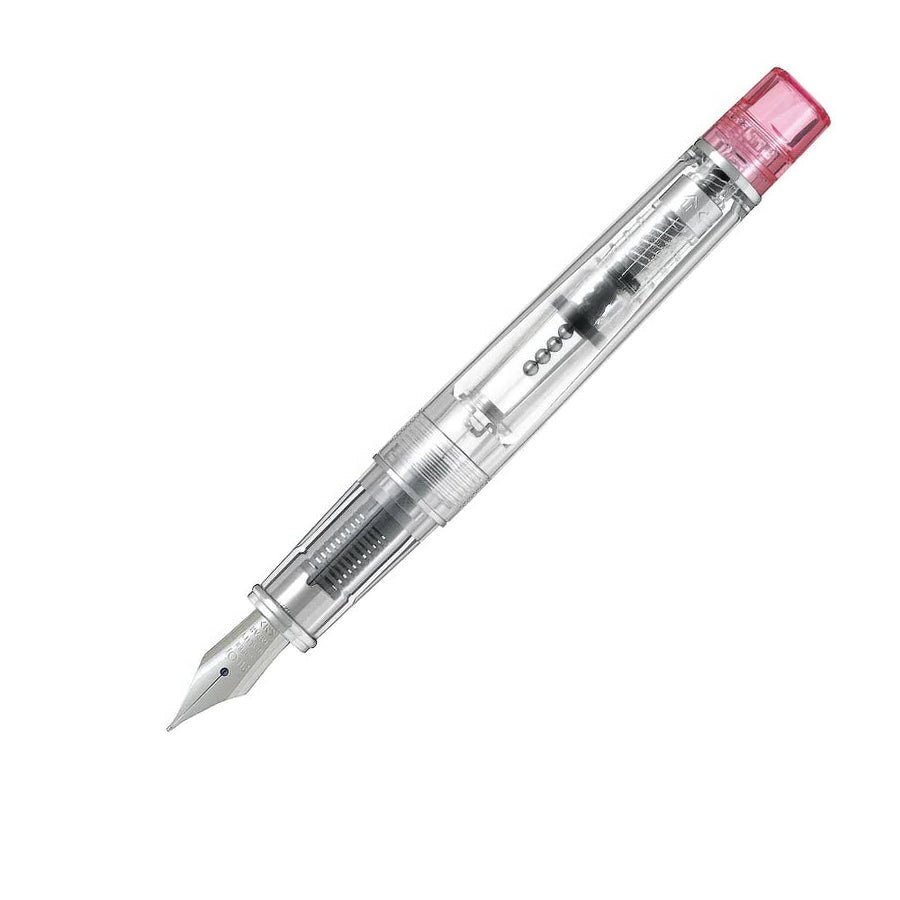 Stylo plume PILOT Prera - Transparent Pink Trim - Fine (F) -
