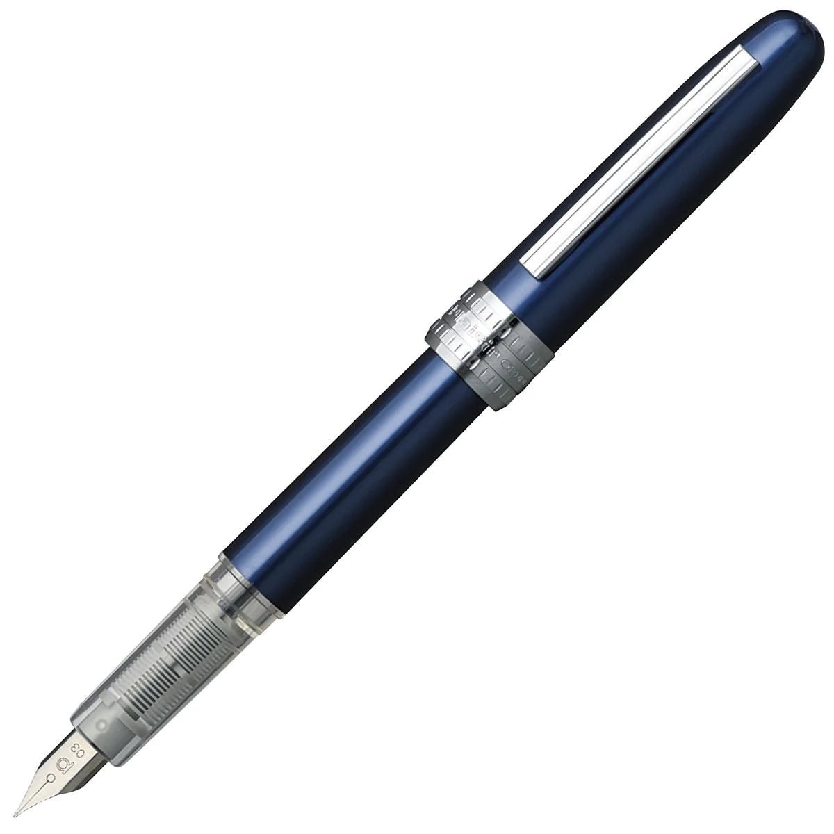 Stylo plume PLATINUM Plaisir - Bleu - Fine (F) - 4977114911064