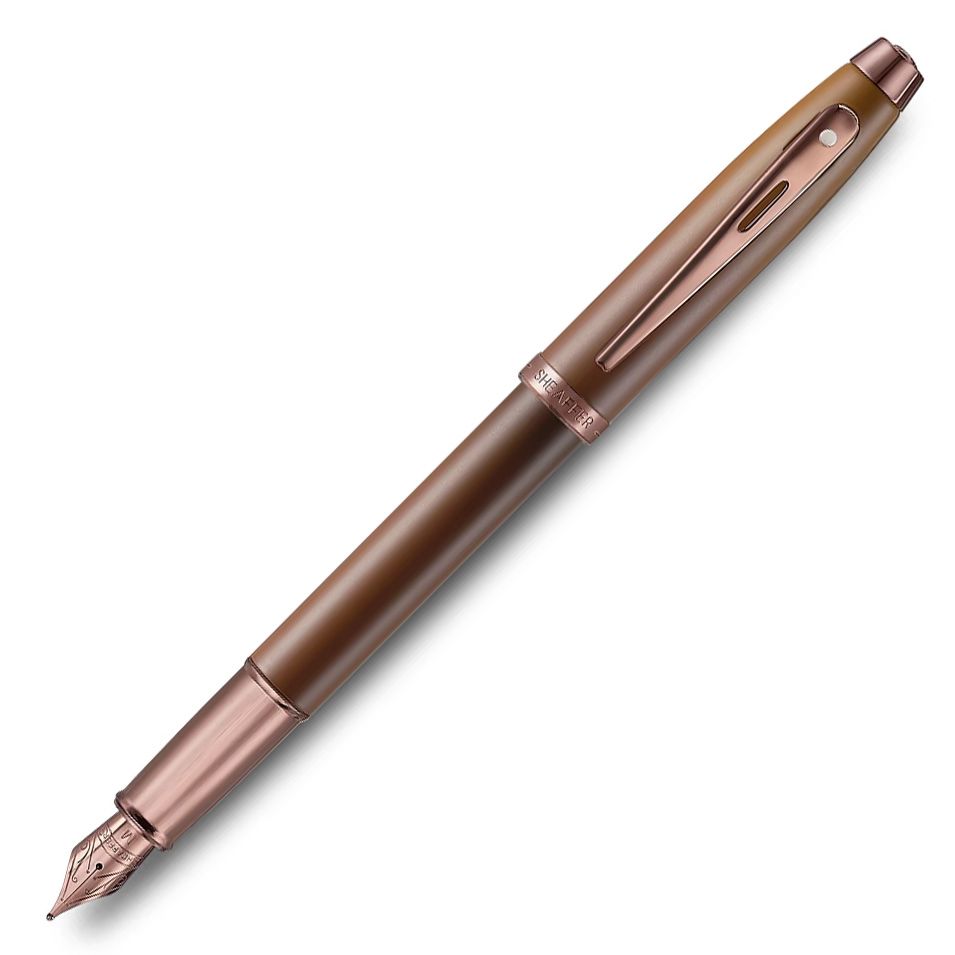 Stylo plume SHEAFFER 100 Coffee Edition - Matte Brown BT - Fine (F) -