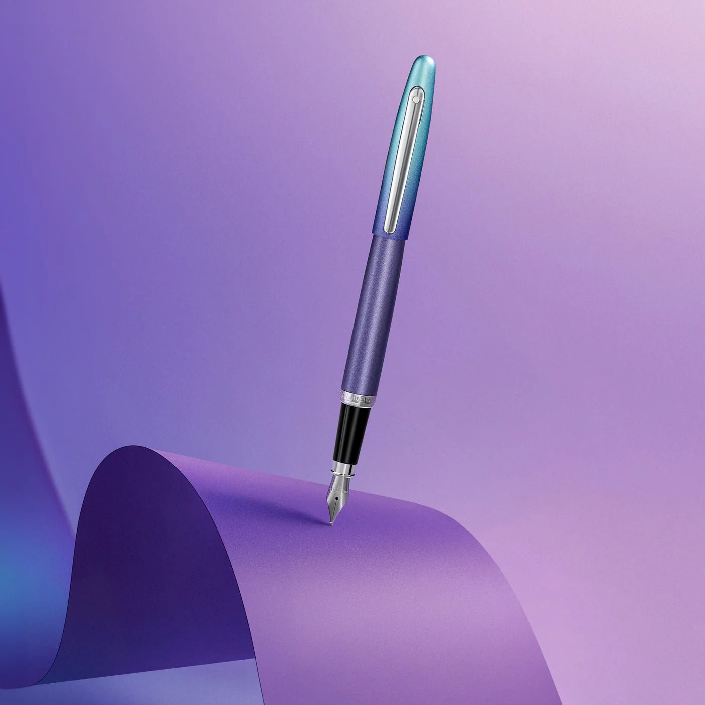 Stylo plume SHEAFFER VFM Expressions - Gradient Blue CT - Fine (F) -