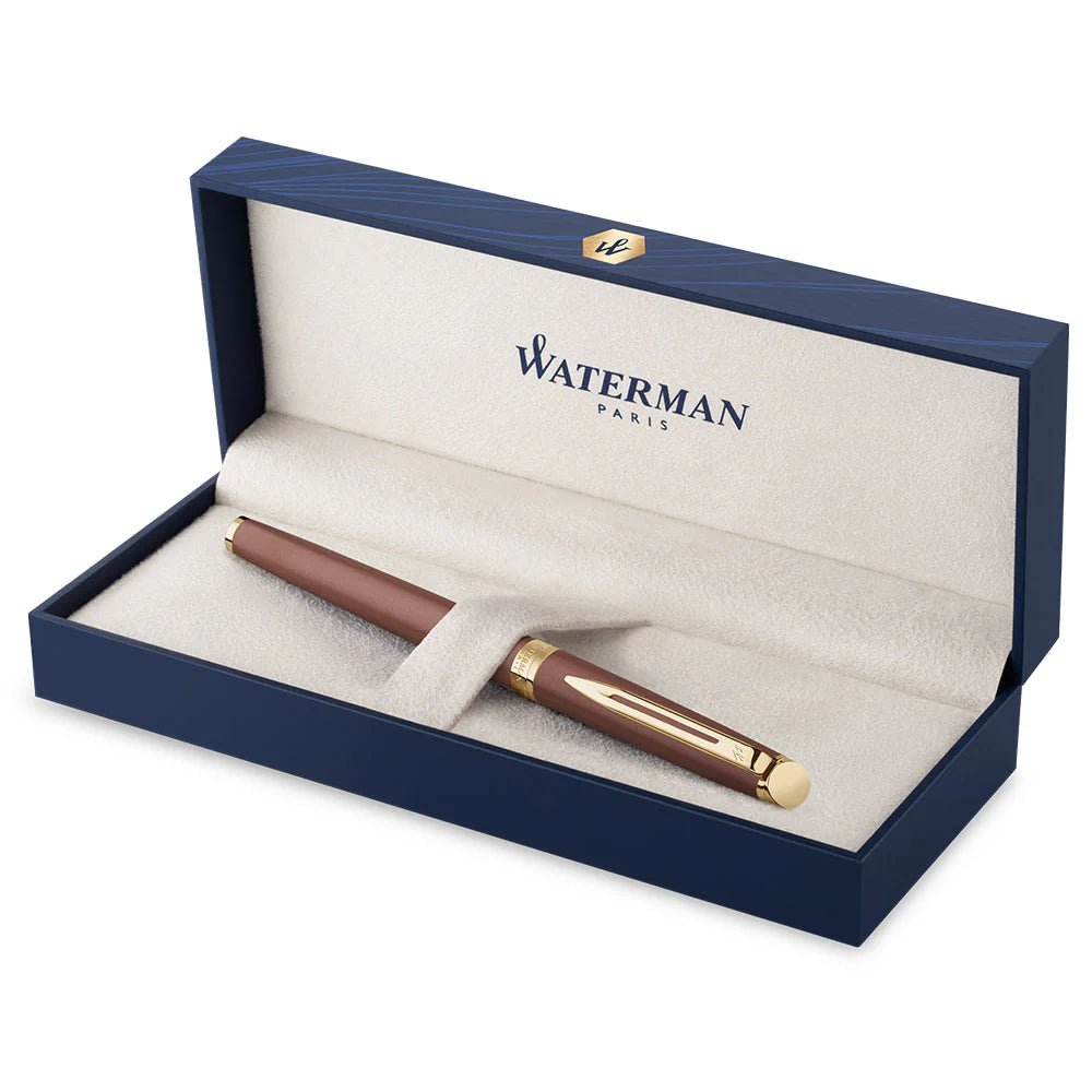 Stylo plume WATERMAN Hémisphère l'Édition Discrète - Rouge Cuivre Métallisé GT - Fine (F) - 3026982179470