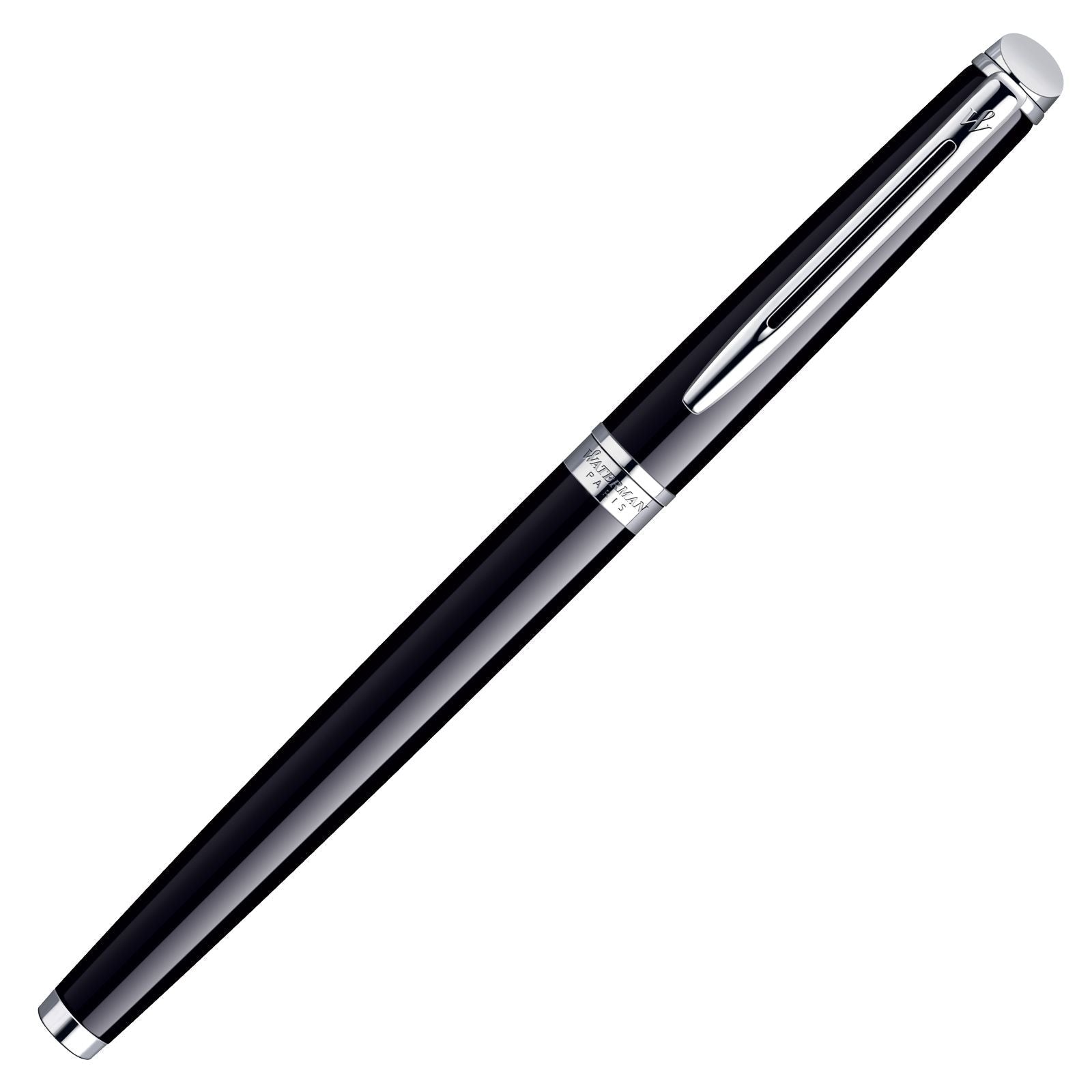 Stylo plume WATERMAN Hémisphère - Noir Laqué CT - Fine (F) -