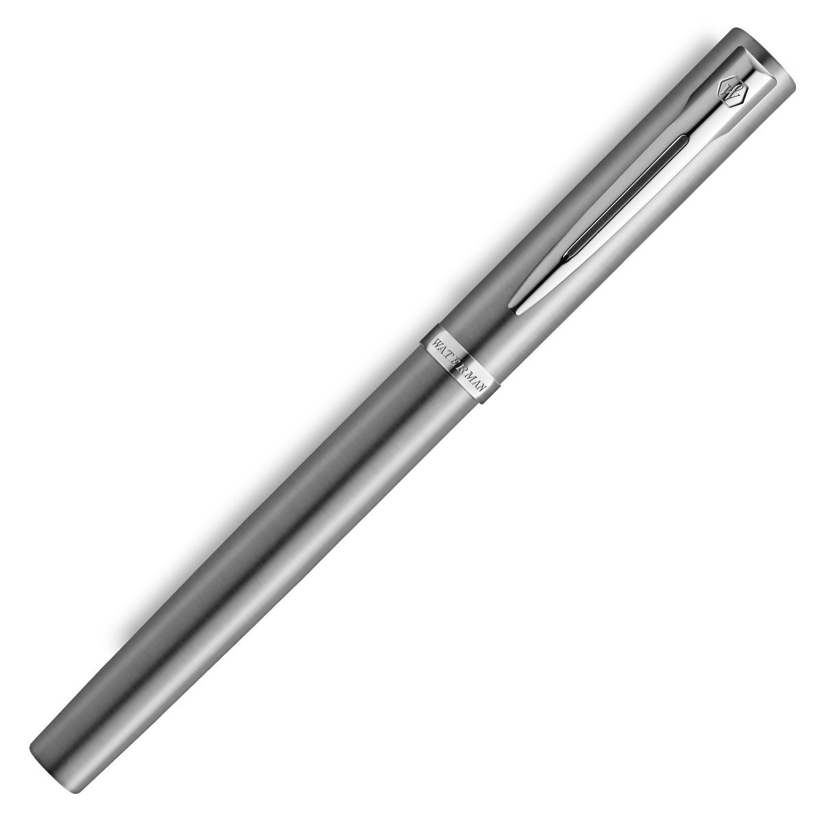 Stylo plume WATERMAN Impression - Acier Métallisé CT - Fine (F) - 3026982254504